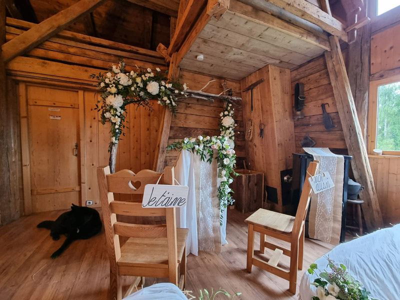 Chalet à louer pour mariage en Haute-Savoie